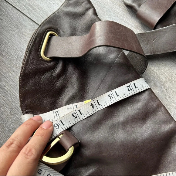 GUESS by Marciano Brown Buttery Leather Platform Heeled Knee High Boots - Picture 14 of 16